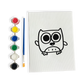 Puddy Rock Canvas Painting Set: Bobby the Owl