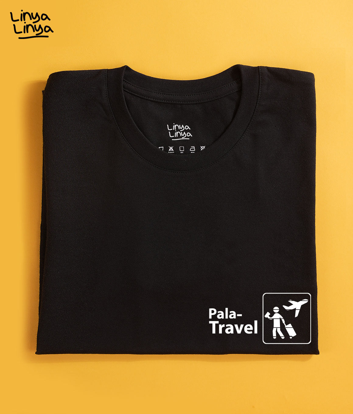 Basic Tee: Pala-Travel (Black)