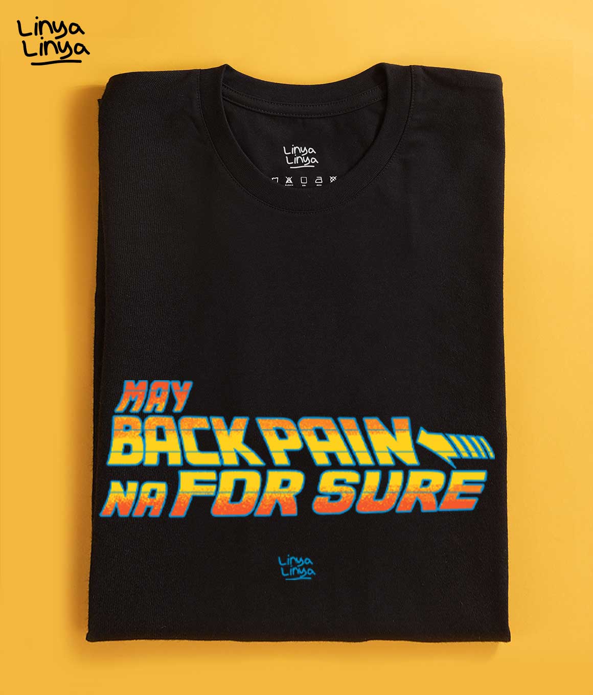 May Back Pain Na For Sure (Black)
