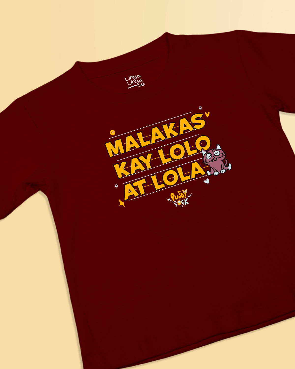 Puddy Rock Kids T-Shirt: Malakas Kay Lolo At Lola