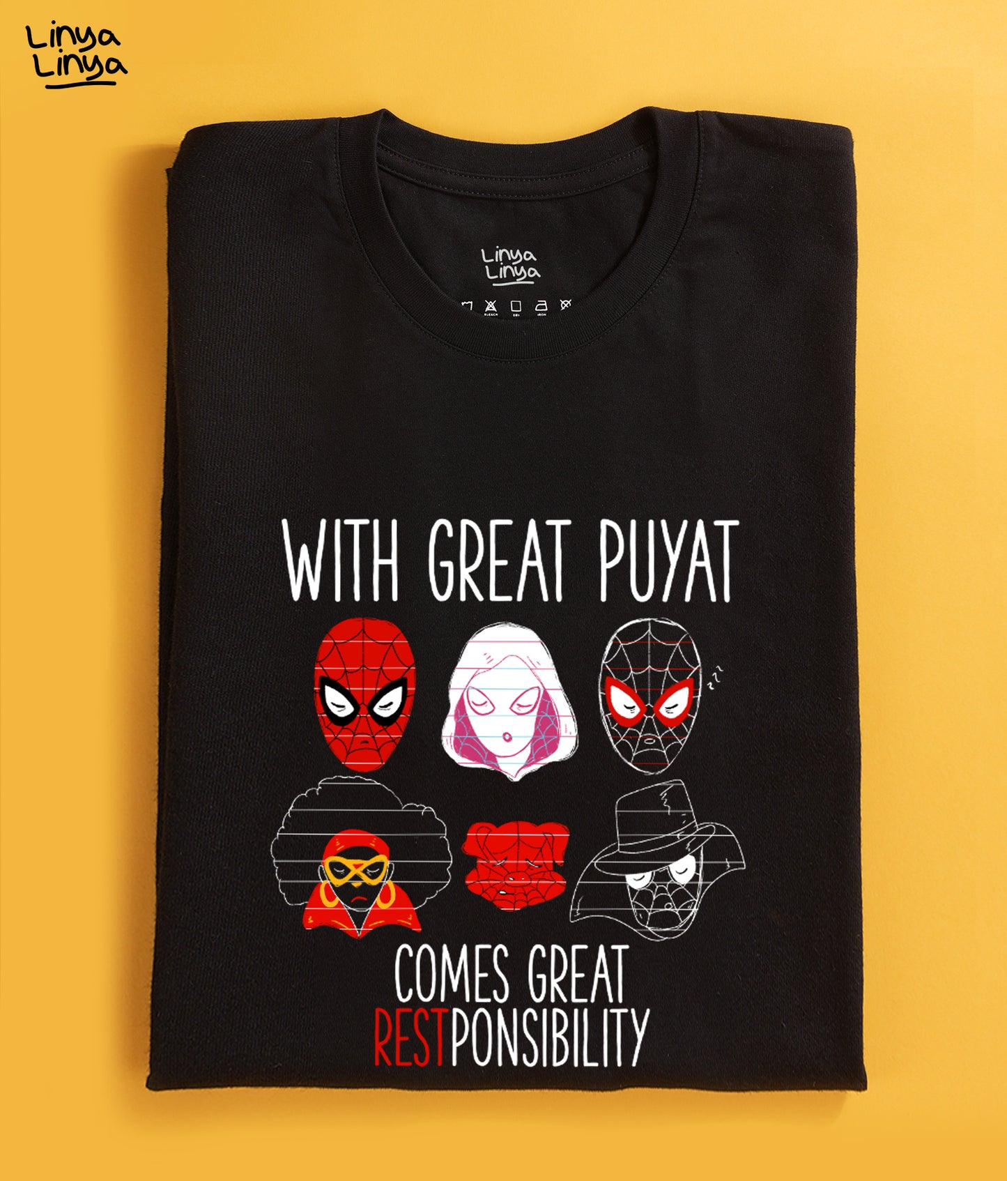 With Great Puyat,  Comes Great Rest-Ponsibility (Black)