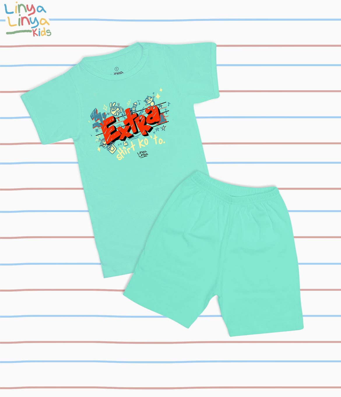 Kids Complete Terno Set: Extra Shirt Ko 'to.