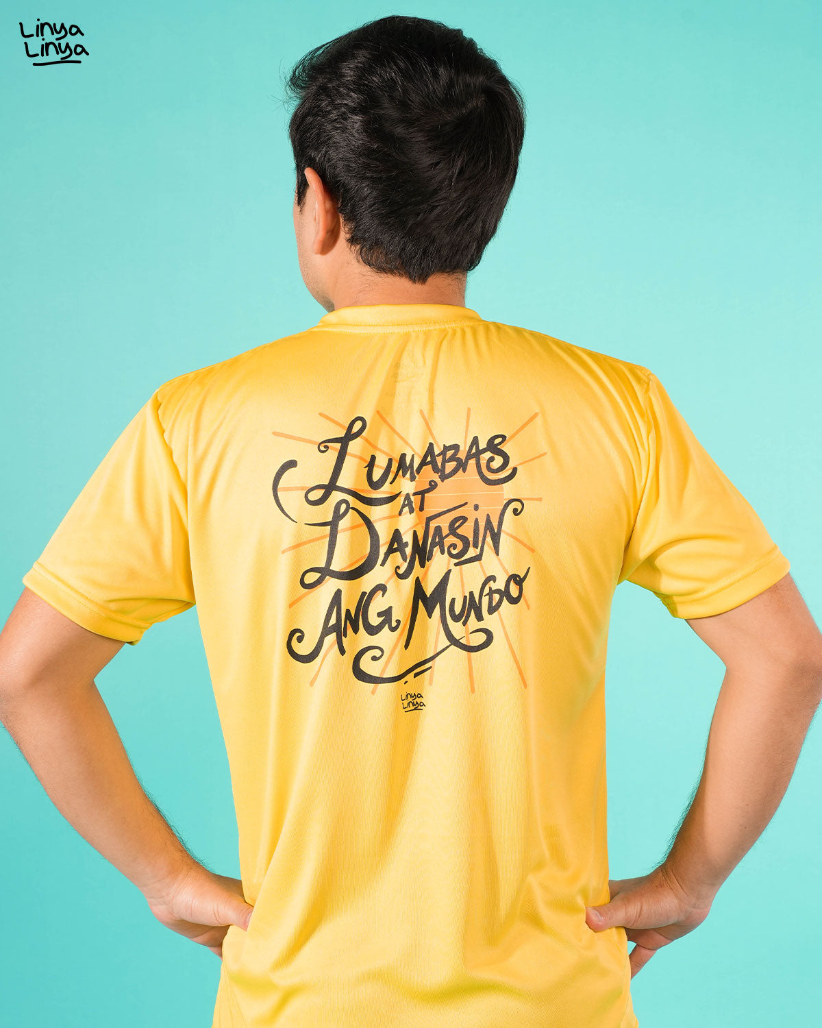 DRI-FIT Shirt: Lumabas at Danasin ang Mundo (Yellow)