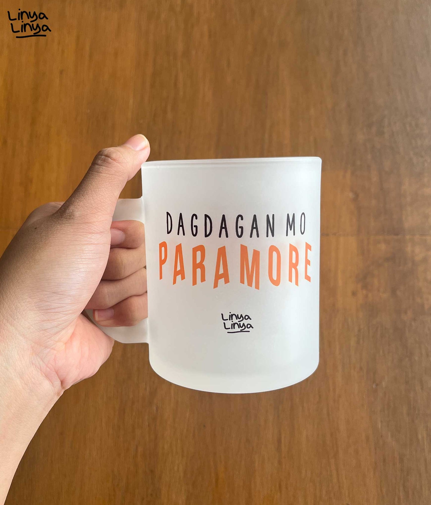 Frosted Mug: Dagdagan Mo Paramore