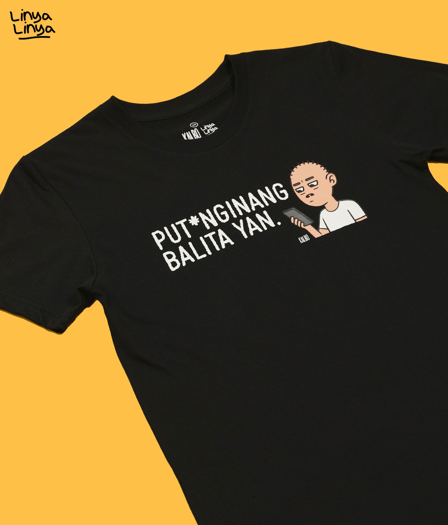 Tarantadong Kalbo Shirt: Putanginang Balita (Black)