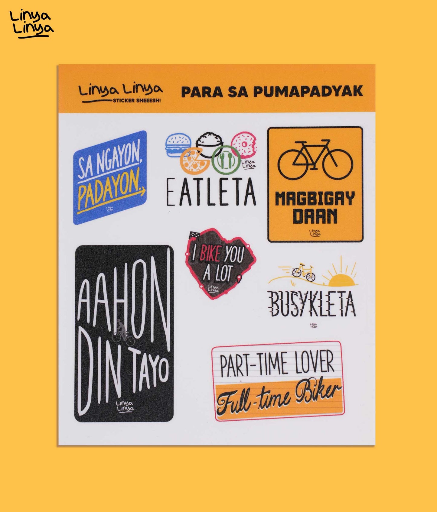 Linya-Linya Sticker Packs: Pumapadyak